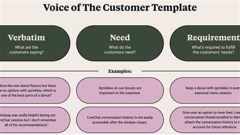 Voice of the Customer Template [Downloadable] - Idiomatic