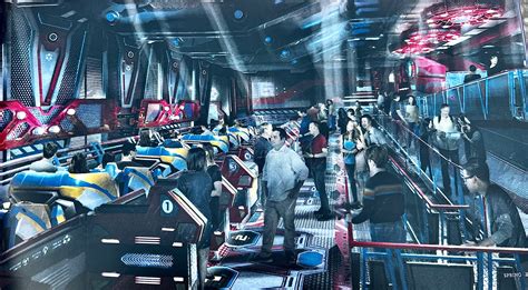 Guardians of the Galaxy: Cosmic Rewind Attraction Load Area Concept Art Surfaces