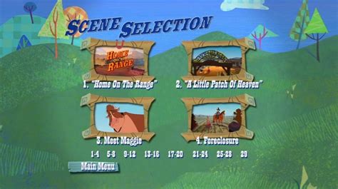 Home on the Range (2004) - DVD Movie Menus