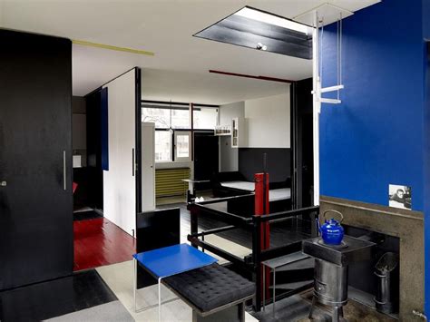 Gerrit Rietveld, Shröder House Interior. The home was designed for maximum functionality with ...