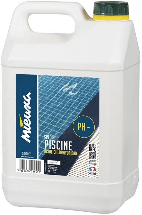 acide sulfurique ou chlorhydrique pour piscine – ph minus liquide pour piscine – QFB66