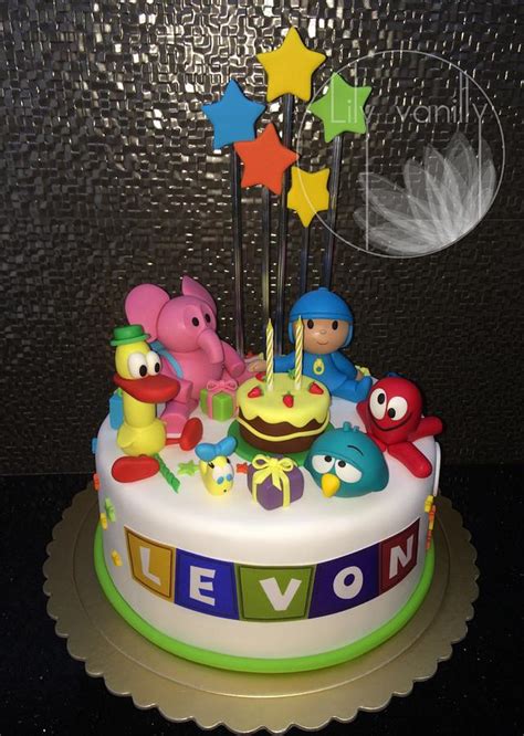 Happy Birthday Pocoyo! - Decorated Cake by Lily Vanilly - CakesDecor