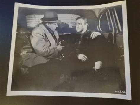 Marlon Brando & Rod Steiger "On The Waterfront" 1950's Movie Still Photo 8x10 | #4568892147