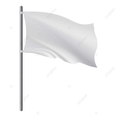 a white flag waving in the wind