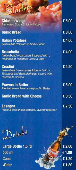 Marsella's Menu, Menu for Marsella's, Rathcoole, Dublin - Zomato Ireland