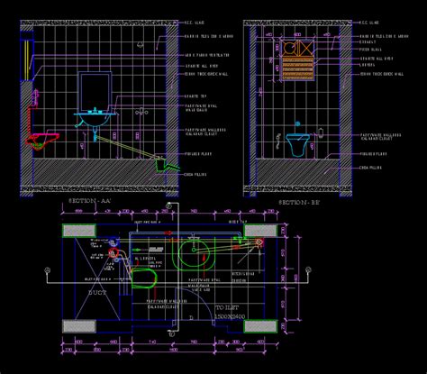 Toilettendetails in AutoCAD | CAD-Bibliothek