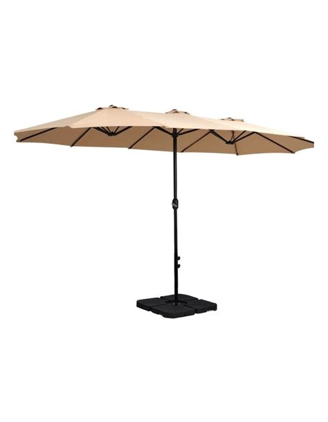 Instahut Outdoor Center Post Umbrella 4.57m In Beige | MYER