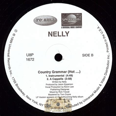 Nelly - Country Grammar (Hot...): Record | Rap Music Guide