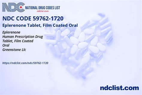 NDC 59762-1720 Eplerenone Tablet, Film Coated Oral