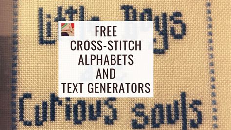 Kits & How To Embroidery letters cross stitch pattern numbers cross ...