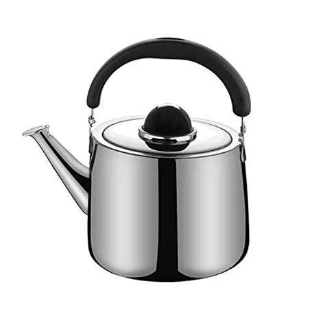 M-MAX Stainless Steel Tea Kettle Stovetop Whistling Teakettle Teapot with Ergonomic Handle -2 ...