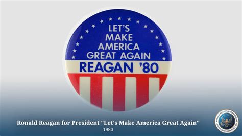 Ronald Reagan for President "Let's Make America Great Again" 1980 - YouTube