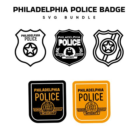 Philadelphia Police Badge SVG Designs – MasterBundles