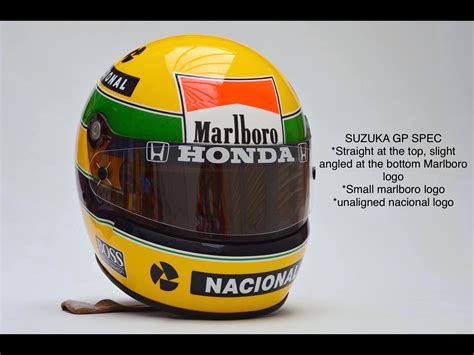 Ebay f1 full scale ayrton senna celebration helmet with a blue senna ...