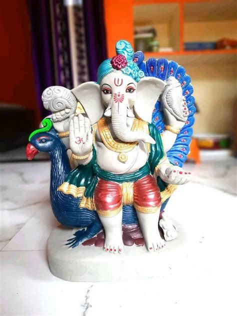 Ganesha Clay Idol, 2 Feet at Rs 2000/idol in Hyderabad | ID: 26440526212