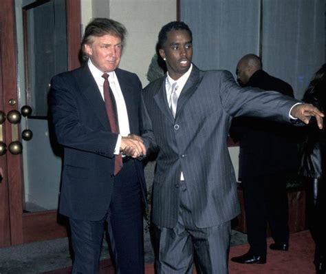 Trump and P. Diddy in 1997, who both happen to be in the news a lot ...