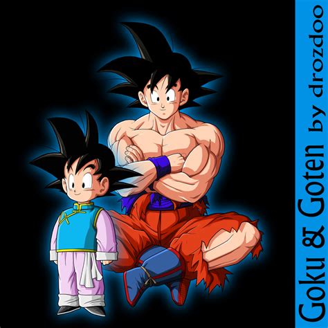 Goku and Goten by drozdoo on DeviantArt