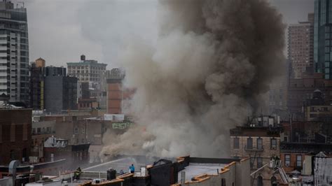 Dozens injured in New York building collapse