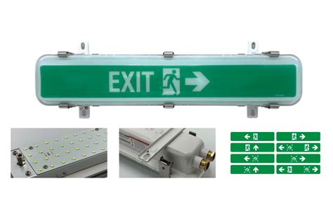 EXPLOSION PROOF LED LARGE ESCAPE SIGN | Signwell