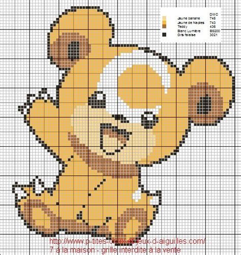 teddiursa Pixel Art Pokemon, Minecraft Pixel Art, Cross Stitching, Cross Stitch Embroidery ...