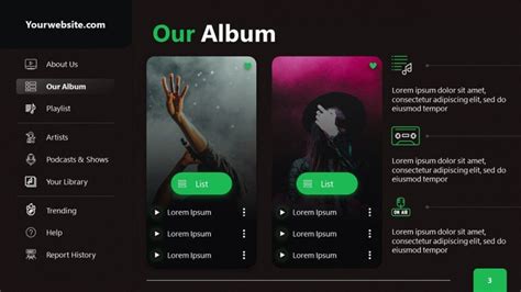 Spotify PowerPoint Template | Free Download