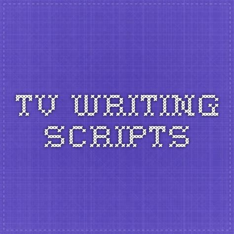 TV Writing | Tv writing, Writing scripts, Writing