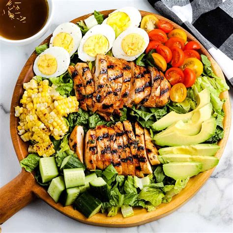 Grilled Chicken Salad - Healthy & Delicious! - Gimme Some Grilling