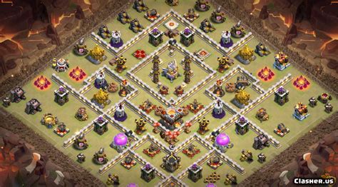 [Town Hall 11] TH11 War/Trophy base #512 [With Link] [4-2020] - War Base - Clash of Clans ...