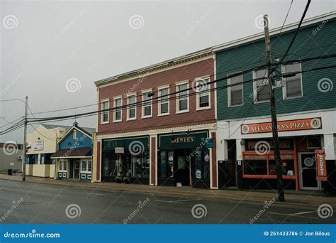 Buildings on Commercial Street, North Sydney, Nova Scotia, Canada Stock Photo - Image of ...