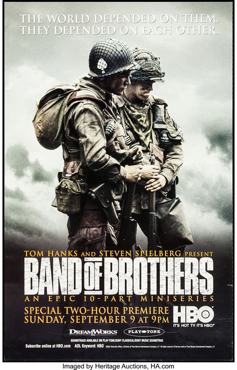 Band of Brothers (HBO Films, 2001). Television Posters (3) (21" X | Lot #52025 | Heritage Auctions