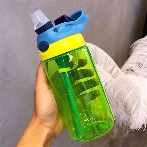 Aliexpress.com : Buy 480ML Sports Water Bottle kids water bottle Straw Water Bottles Bpa Free No ...