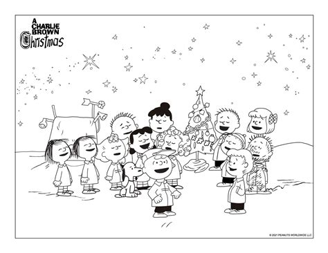 Peanuts Coloring Sheets | Peanuts | Coloring sheets, Gang color, Christmas coloring pages