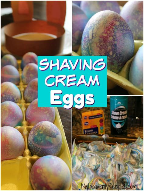 Shaving Cream Easter Egg Decorating - My Heavenly Recipes