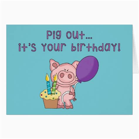 Funny Pig Birthday Cards | BirthdayBuzz