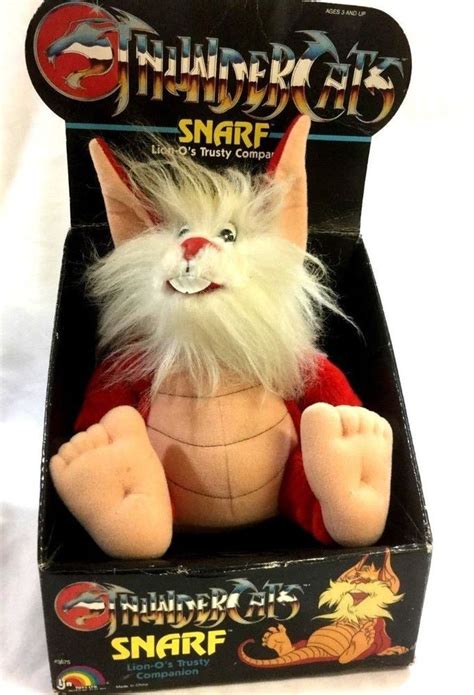 1986 LJN Toys Thundercats Snarf Lion-O's Trusty Companion Plush Doll Boxed New | eBay | Plush ...