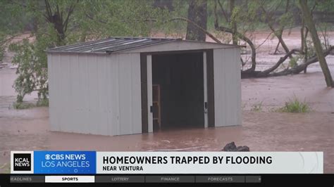 Heavy rain causes flooding in Ventura County - YouTube