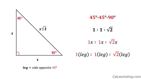 Right Angle Triangle Dimensions