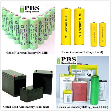 Rechargeable Battery Type & Chemistry Classification - PBS Battery