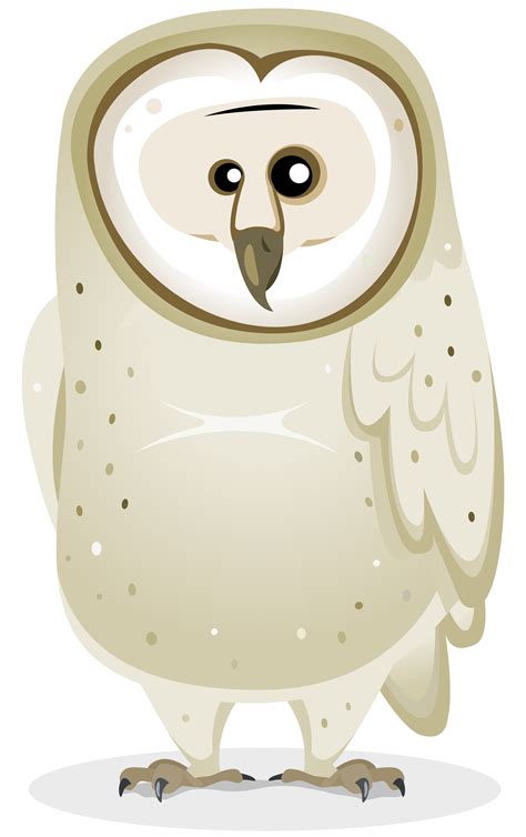 Cartoon Barn Owl Character 265235 Vector Art at Vecteezy