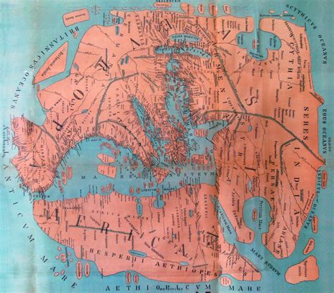 A Map Showing How the Ancient Romans Envisioned the World in 40 AD | Open Culture