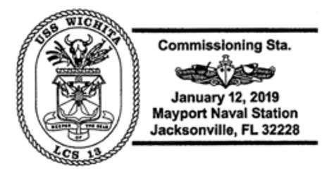 USS Wichita (LCS 13) Commissioning Station, Jacksonville, Florida ...