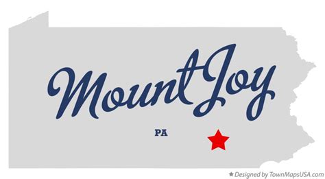 Map of Mount Joy, Lancaster County, PA, Pennsylvania