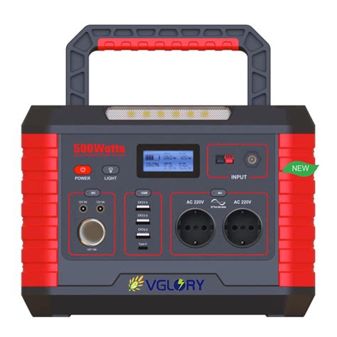 500w Portable Power Station-Vglory Group Energy