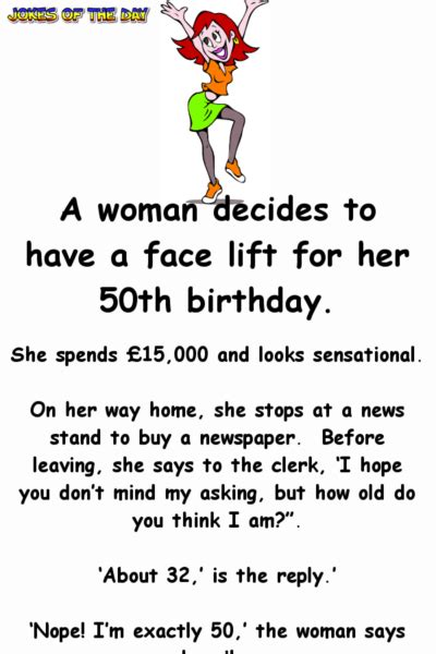 The old man says he can tell her age by doing this | Birthday quotes ...