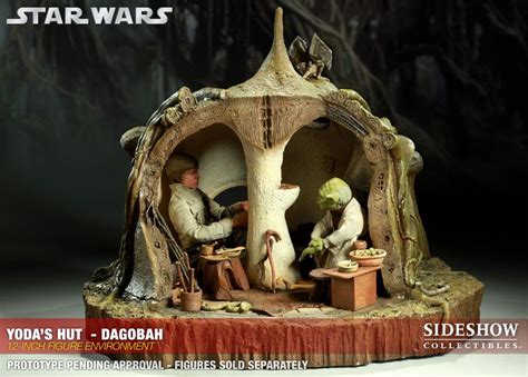 Yoda's Hut - Dagobah / 12 inch Figure Environment - Sideshow Collectibles | Sideshow star wars ...