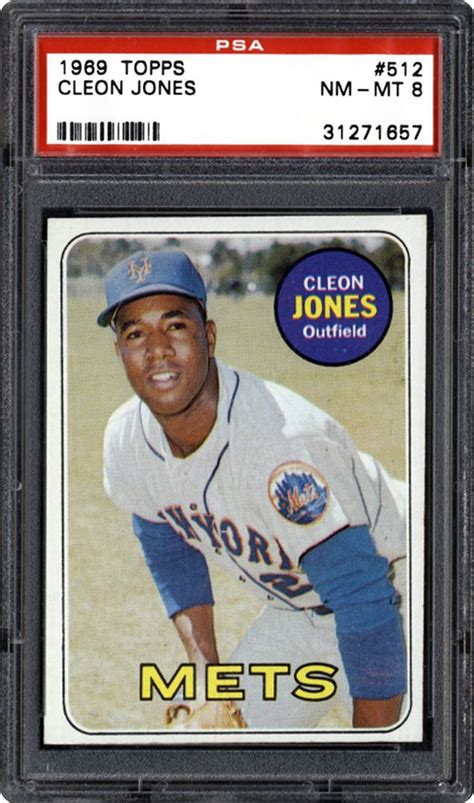 Auction Prices Realized Baseball Cards 1969 TOPPS Cleon Jones Summary