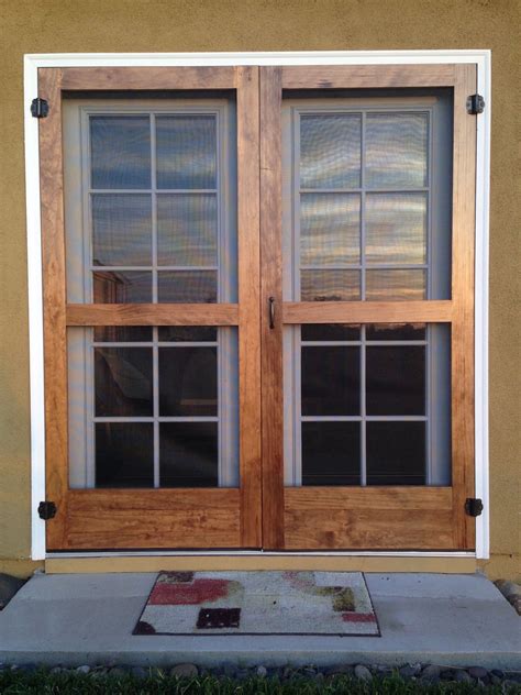 Rustic Wood Screen Doors