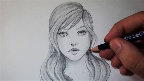 Comment dessiner un visage : Avec un crayon gris [Tutoriel] - YouTube