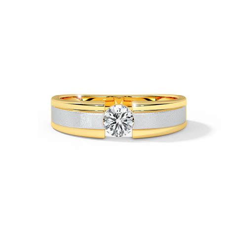 Glimmer Solitaire Ring For Men | Men's Rich Solitaire Ring | CaratLane