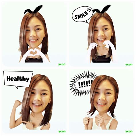 Make your own stickers for Wechat or Line with YCON - Travel & Lifestyle Charlene22
